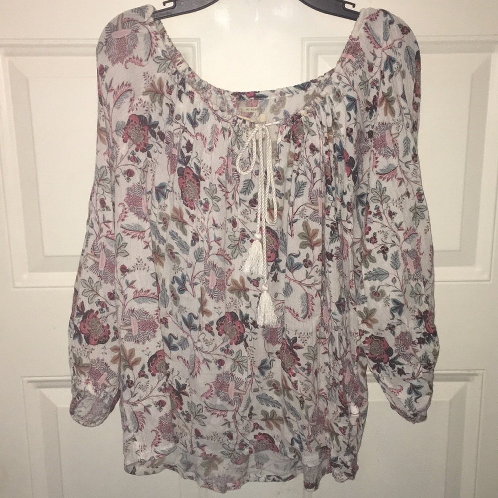 Ralph Lauren Floral Boho Top